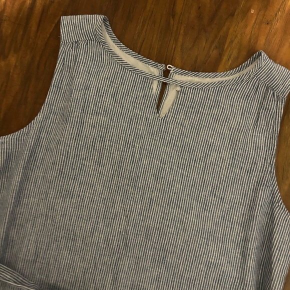 Kim Roger’s Women’s Size M Sleeveless Maxi Dress Stripes Breathable Comfy - Picture 2 of 8